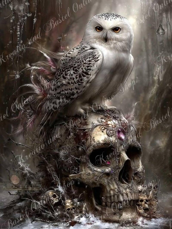 💎 Diamond Painting  „Hüterin der vergessenen Seelen“ – ein Kunstwerk von Maggie