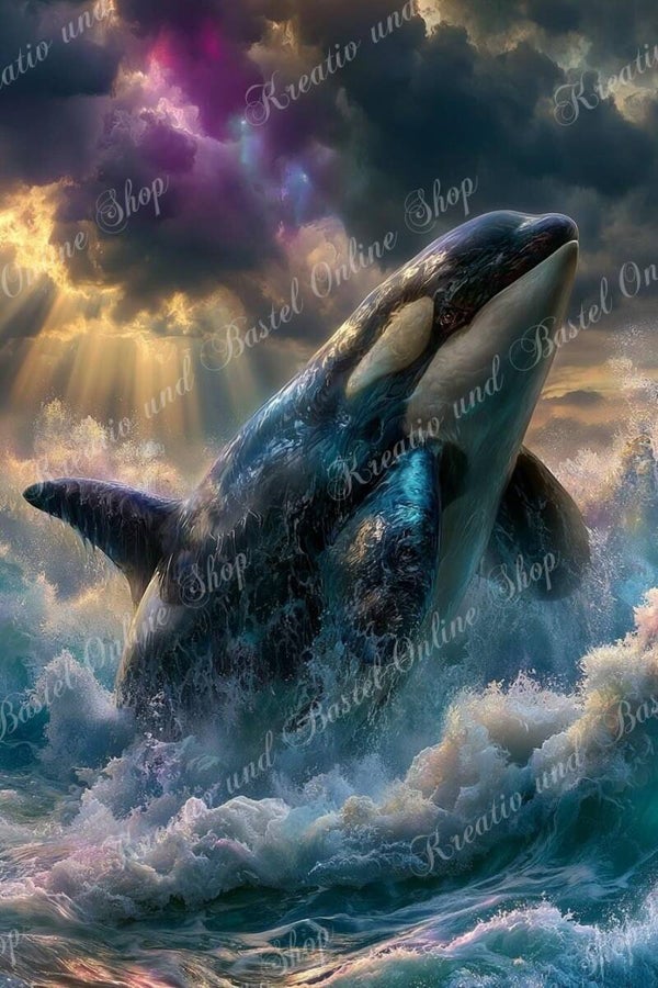 💎 Diamond Painting „Majestät des Ozeans“ – ein Kunstwerk von Maggie