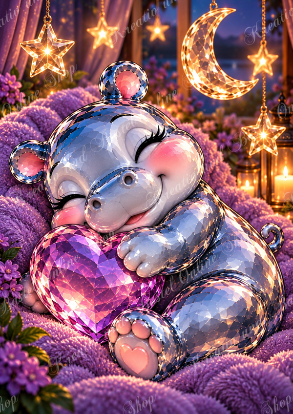 💎 Diamond Painting „Träum süß, kleines Herzensglück“ by Sternchen