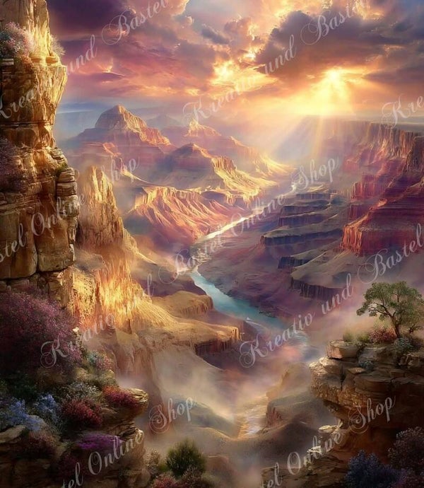 💎 Diamond Painting  „Goldenes Tal der Träume“ by Maggi