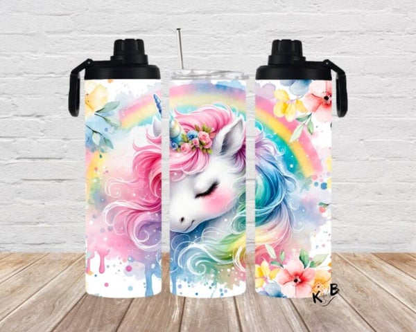 Thermobecher mit 2 Schraubdeckeln