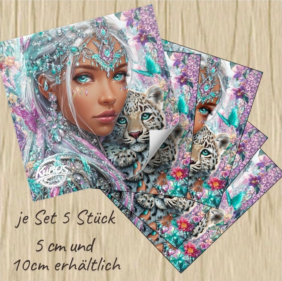 💎 Release Paper „Zauberelfe mit Leopardenbaby“ – RP-19