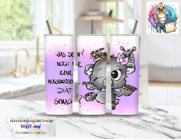 Thermobecher mit Steckdeckel "Ausgewogene Diät 2"