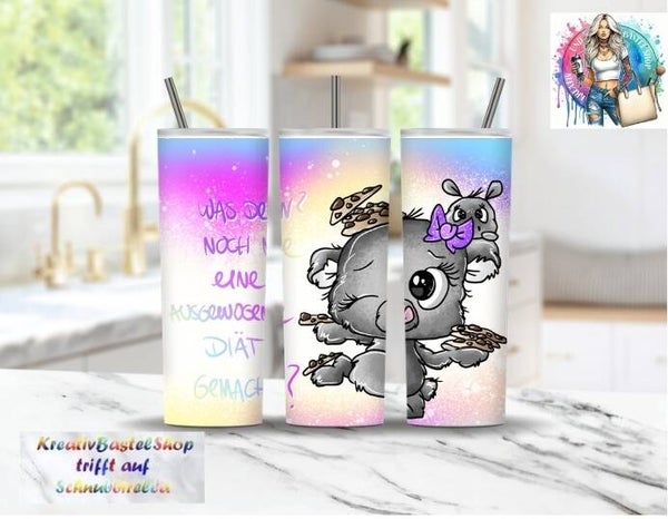 Thermobecher mit Steckdeckel "Ausgewogene Diät1"