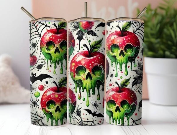 Thermobecher mit Steckdeckel "Poison-Apples-Halloween"