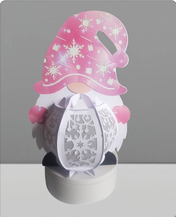 geplotterte Wichtel-Lampe