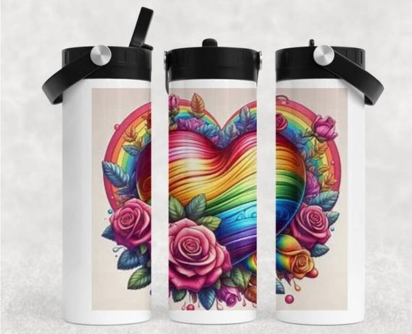 Thermobecher mit Schraubverschluss und Tragegriff