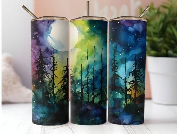 Thermobecher "Polarlichter"