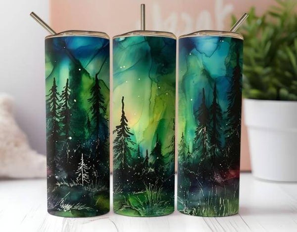 Thermobecher "Polarlichter"