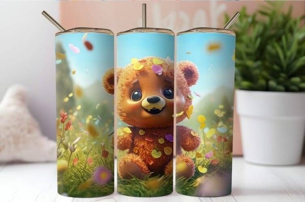 Thermobecher mit Steckdeckel "Bär"