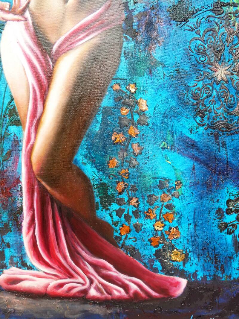 Diana. Painting by Annalisa Mongio 