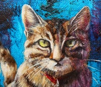 Painting of a cat