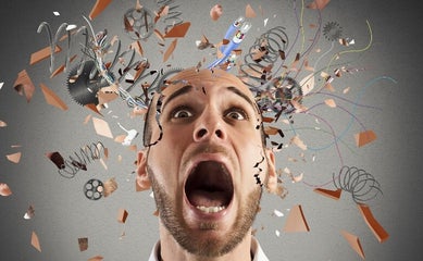 Man frustrated