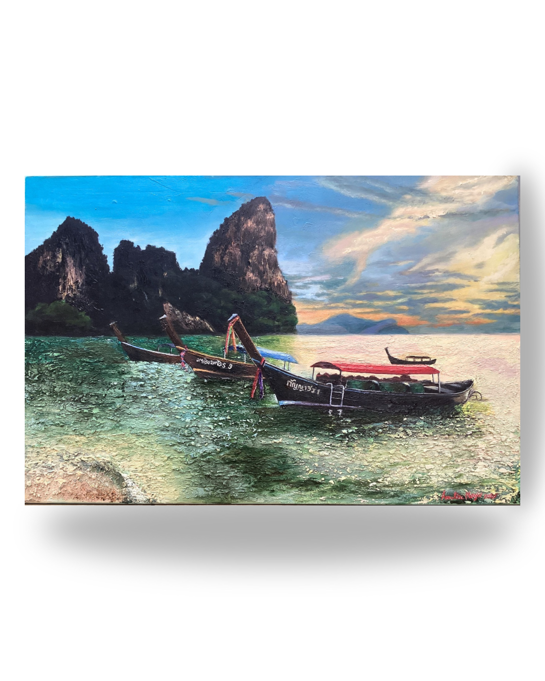 Guardian of Railay. Painting by Annalisa Mongio