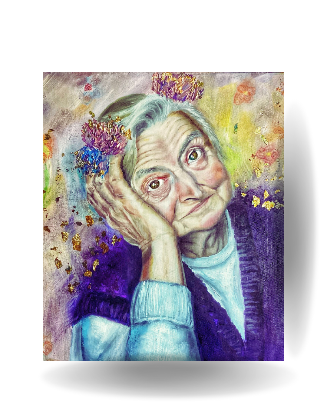 Day dreaming. A painting made by Annalisa Mongio