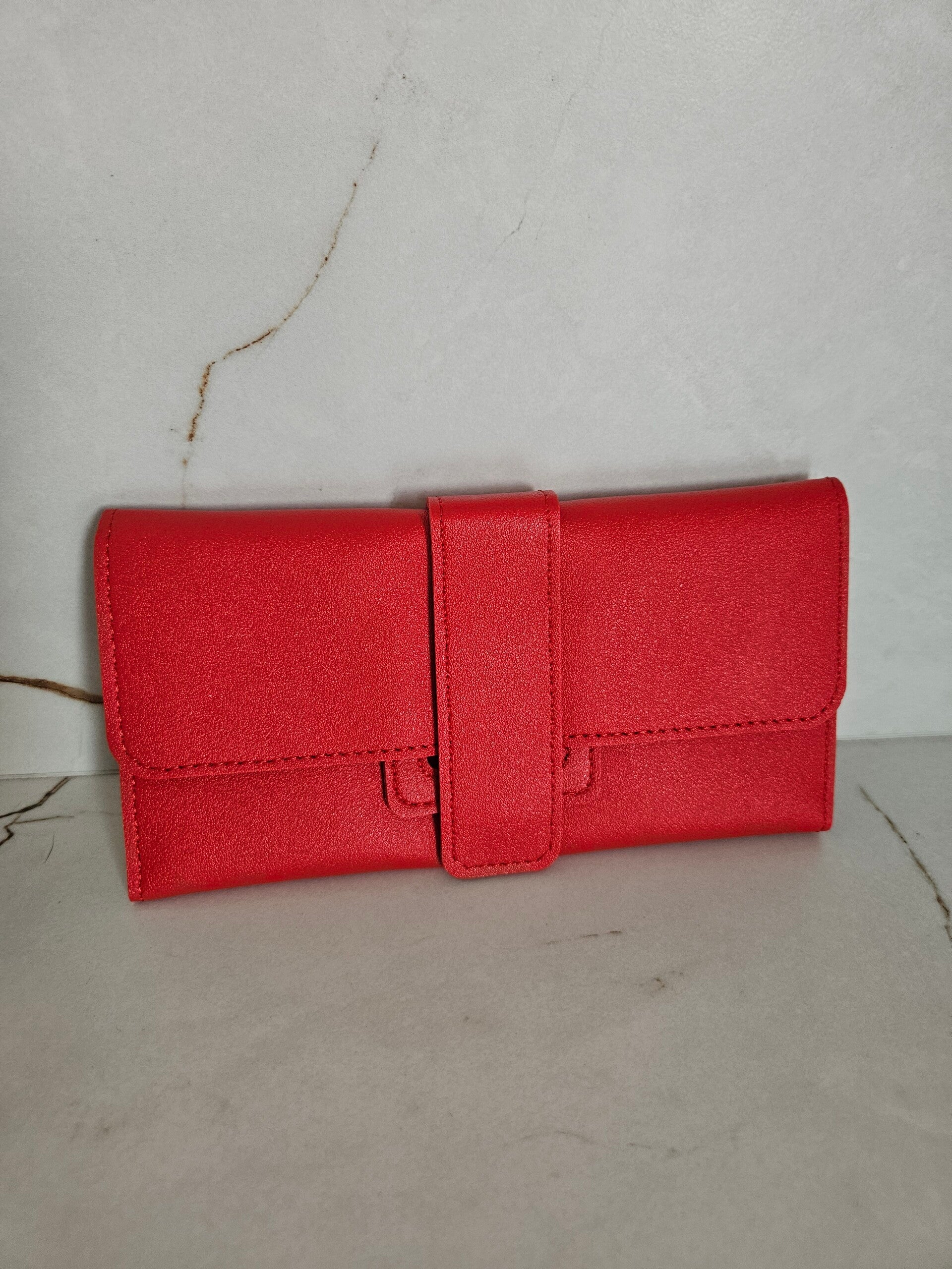 Portefeuille Lena Rouge