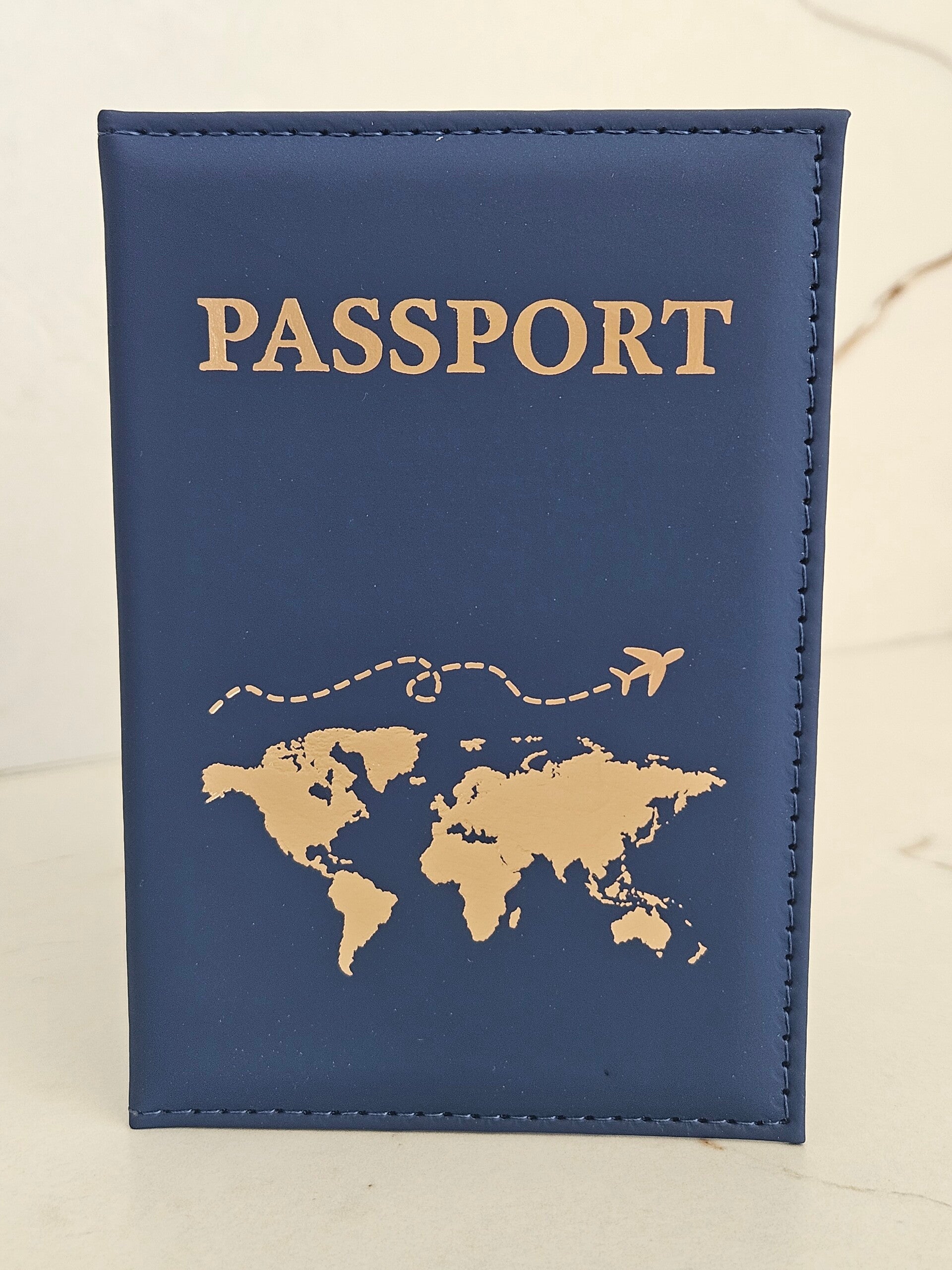 Protège passeport Farah Bleu