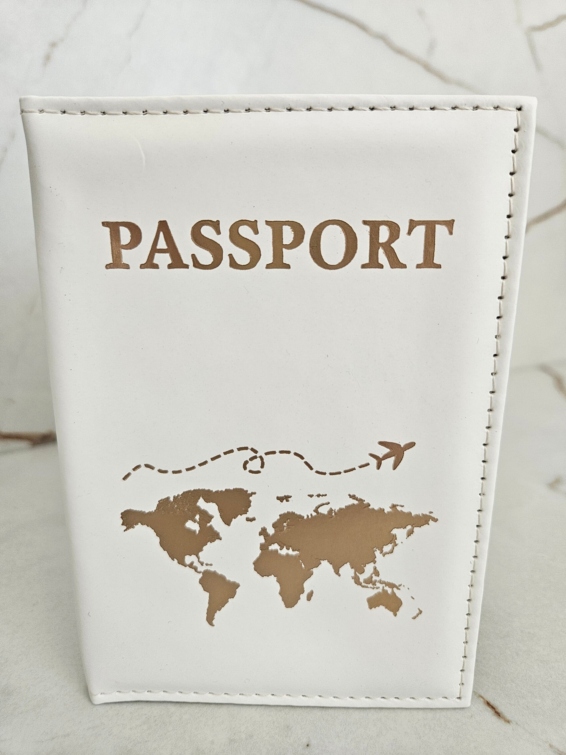 Protège passeport Farah Blanc