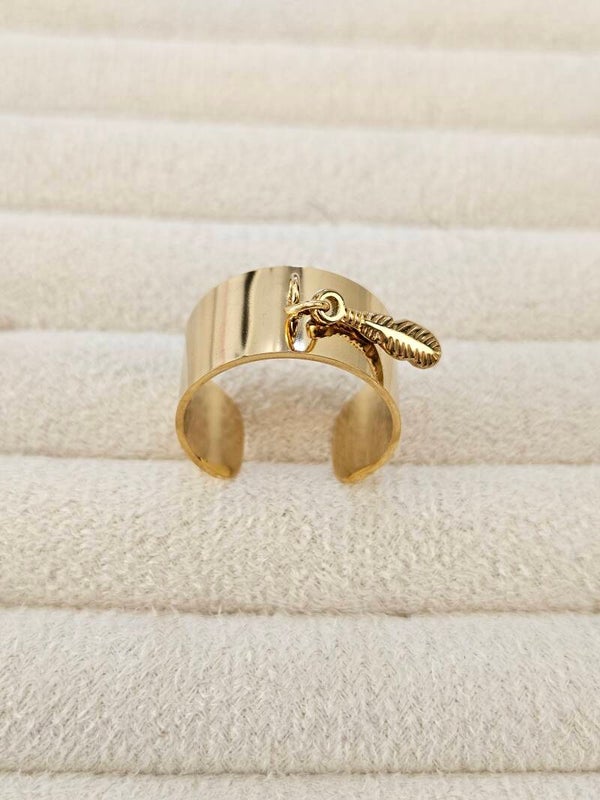 Bague petite plume