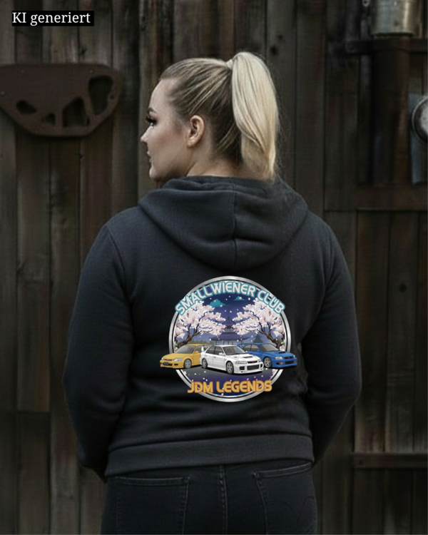 JDM legends ZipperHoodie girl