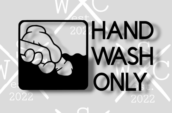 Hand wash only