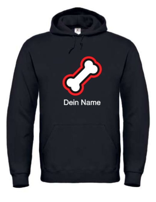 KnochenOutline-Hoodie