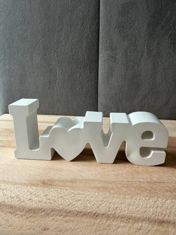 Stabkerzenhalter "Love-Schriftzug"
