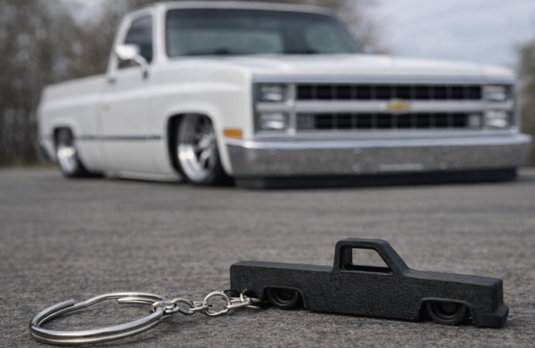 Squarebody Silhouette Keychain