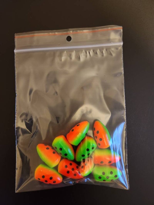 10 Pce Green bullet floats