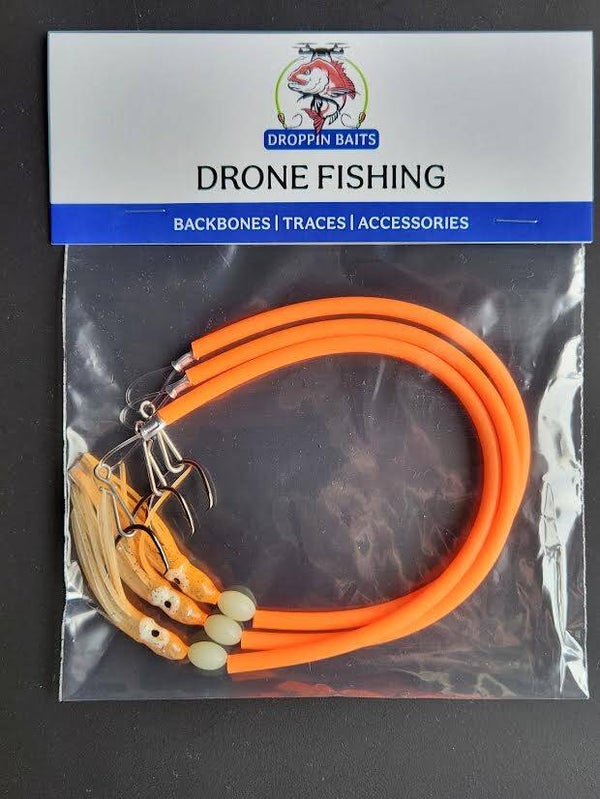 ORANGE OCTOPUS TRACE *PACK OF 3*