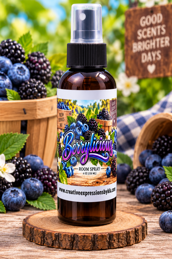 Berrylicious Room Spray 4 oz – Blueberry & Blackberry