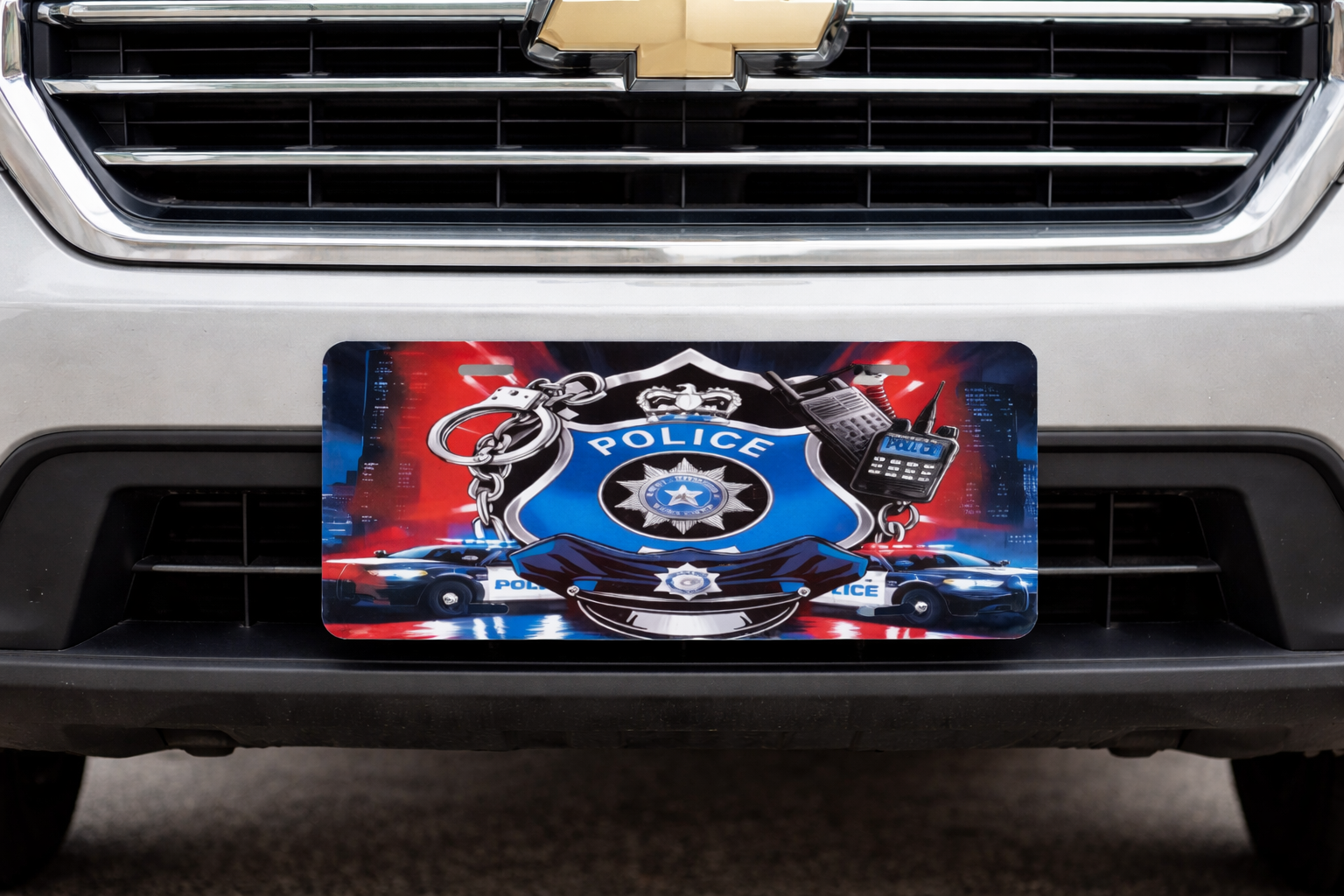 Police License Plate - First Responder Design (6"x12")