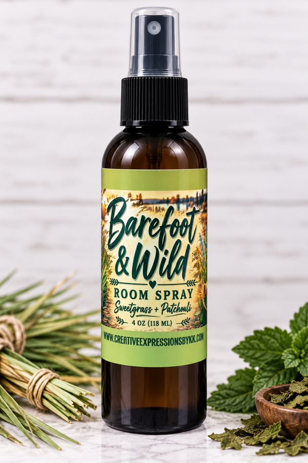 Barefoot and Wild Room Spray 4 oz