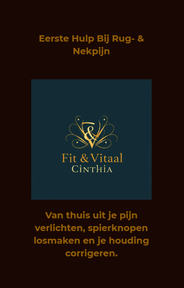 E-book eerste hulp bij rug & nekpijn