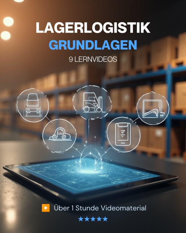 Lagerlogistik Wissen – Starter-Paket für Einsteiger (9 Video-Kurse)