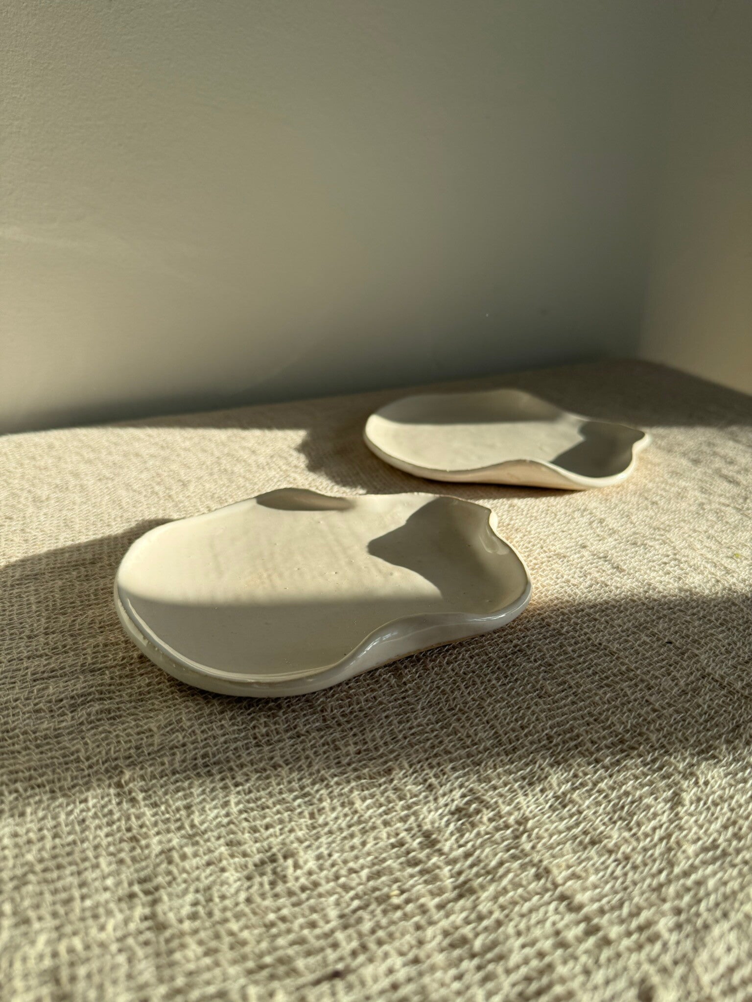 Duo Bordjes | Gebroken Wit