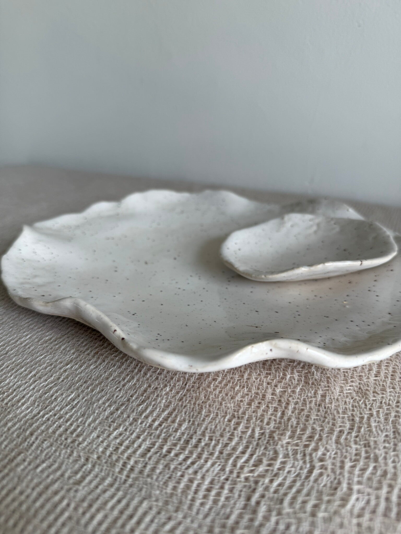 Serving Set | White Speckle