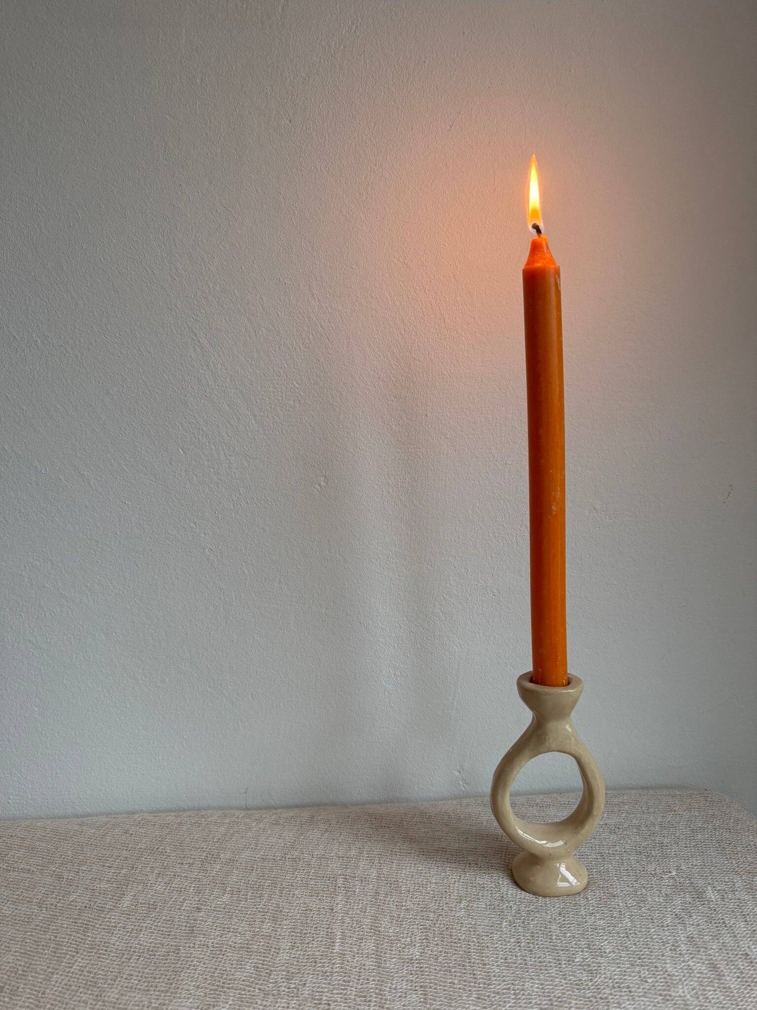 Candle Holder | Pure Cream