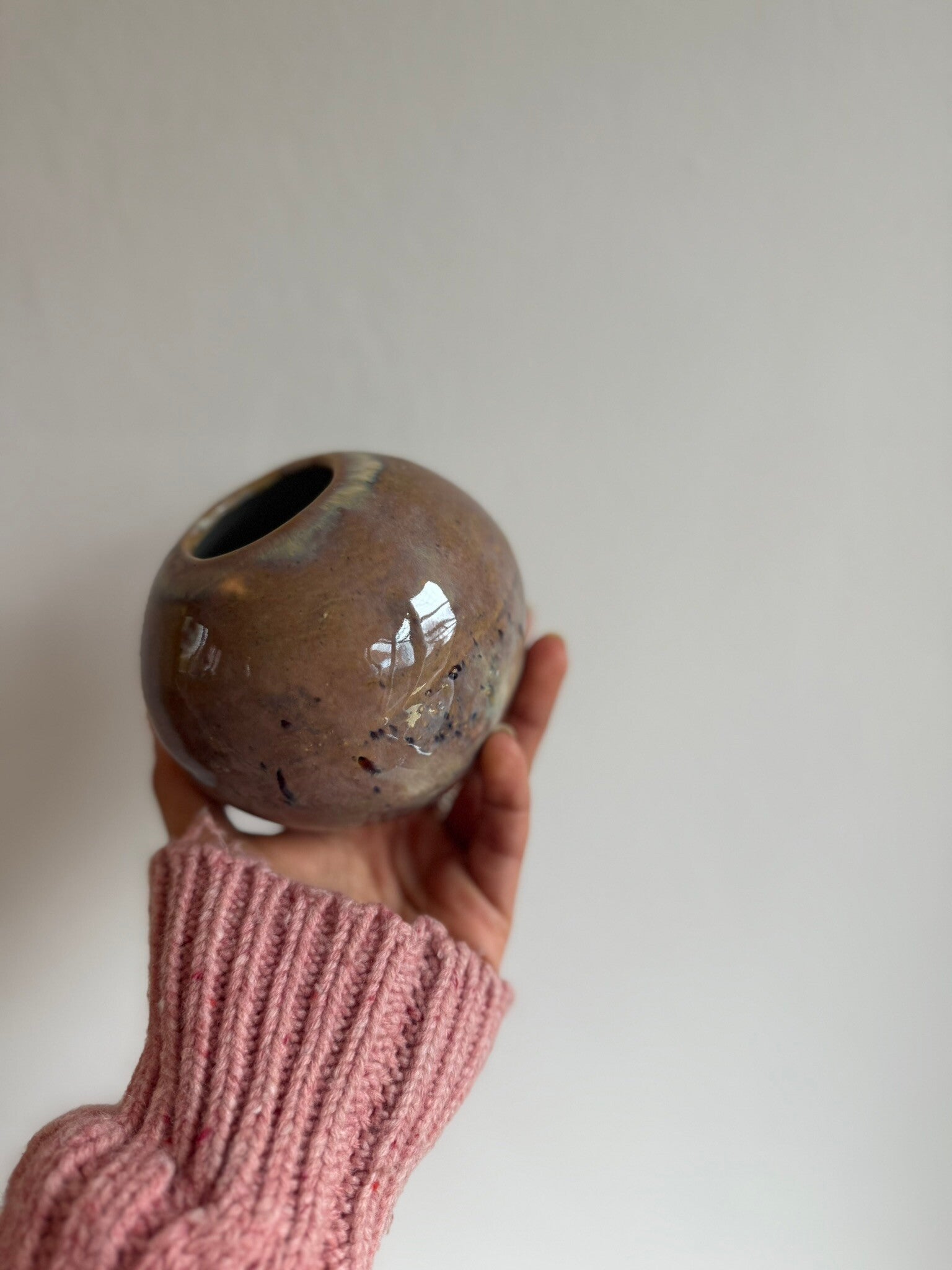 Sphere Vase | Glaze Flow