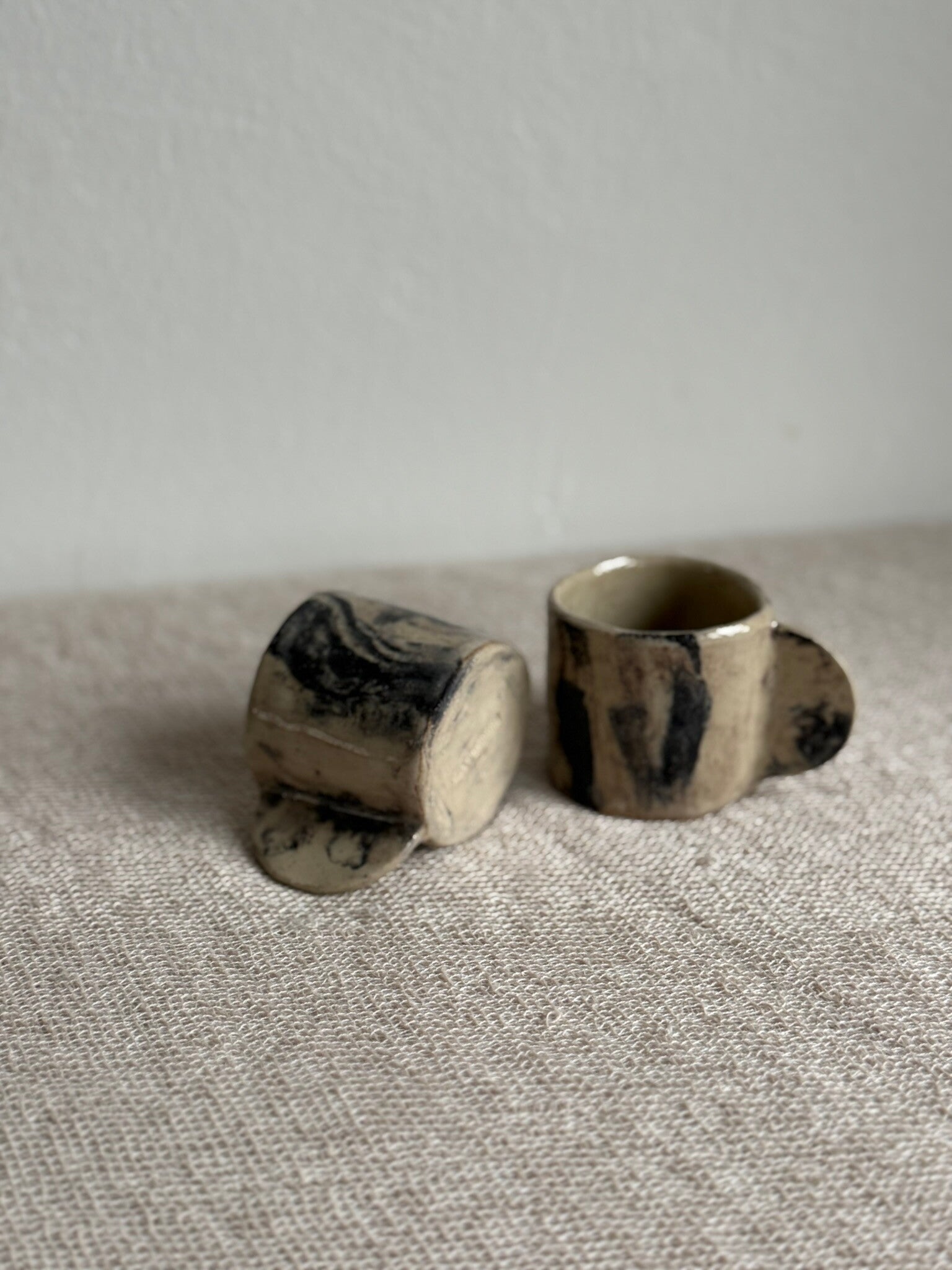 Espresso Cup Duo | Mixed Clay