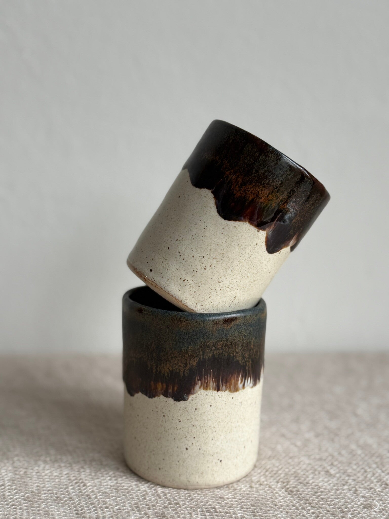 Coffee Cup Duo | Layered Glaze