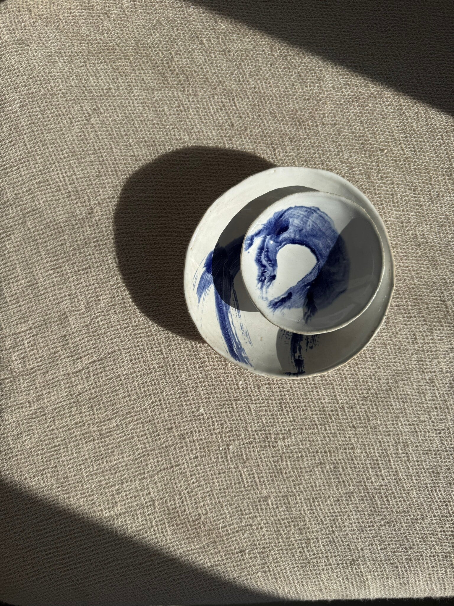 Blue Gesture Set | Pure White & Bright Blue