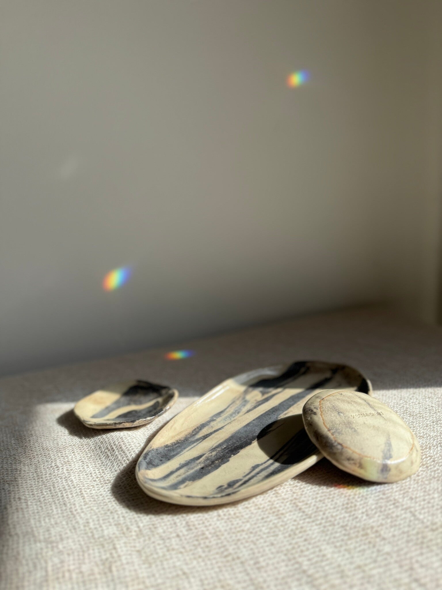 Table Trio | Mixed Clay