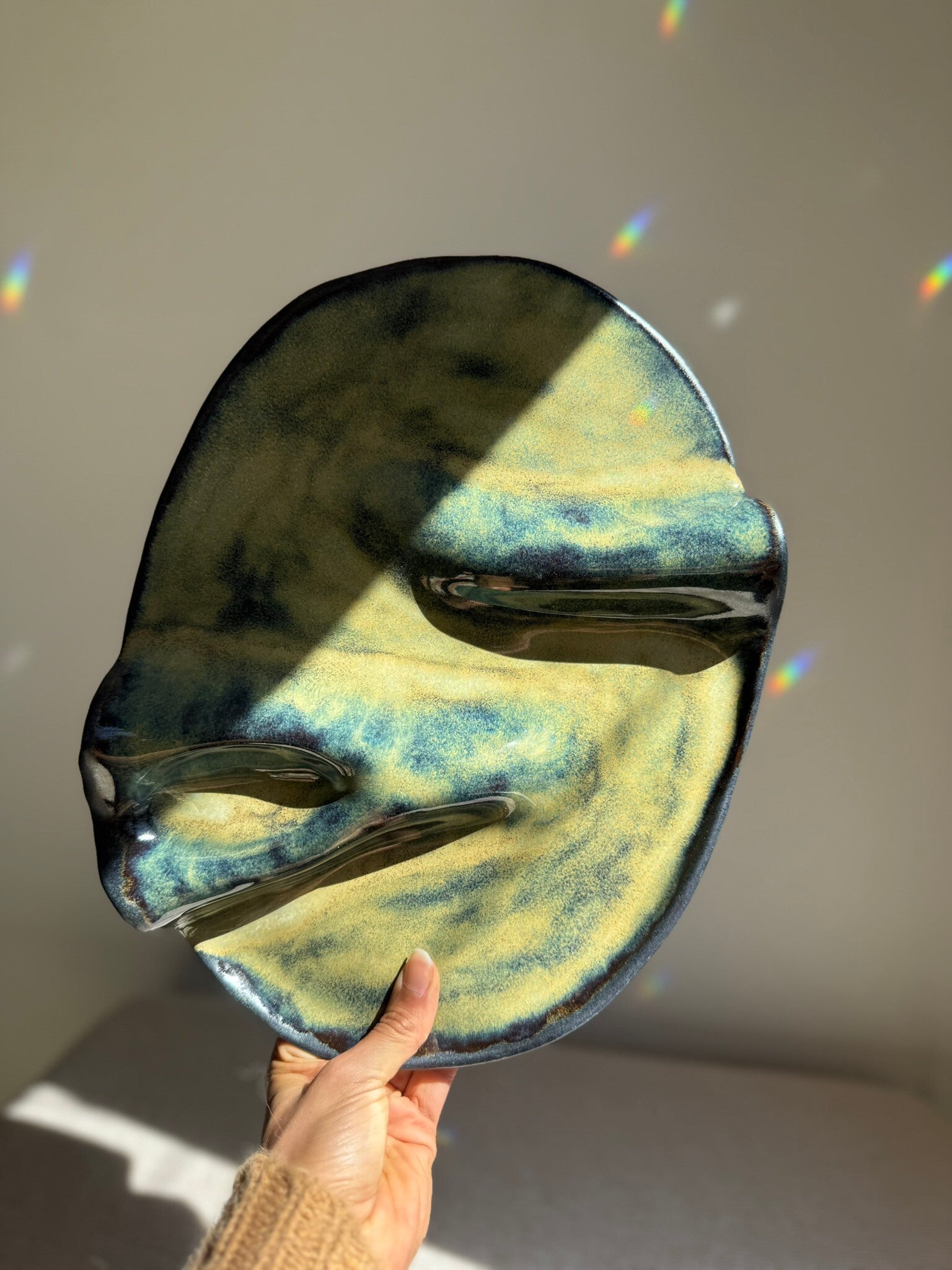 Wavy Plate XL | Midnight Moss