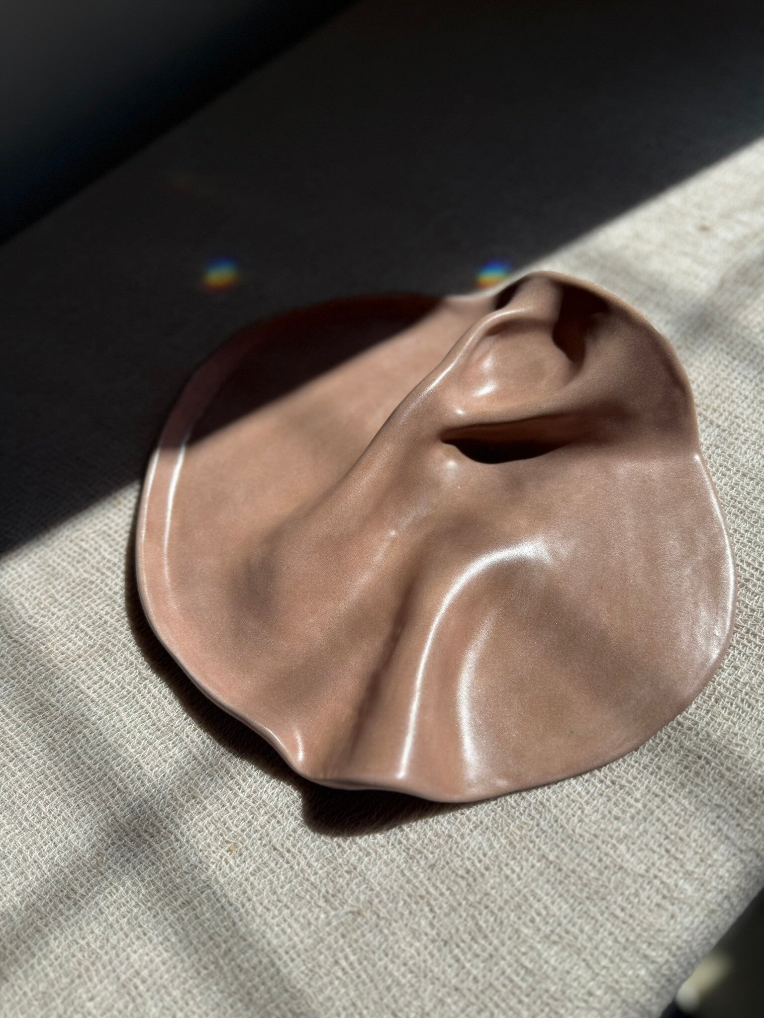 Wavy Plate | Dusty Rose