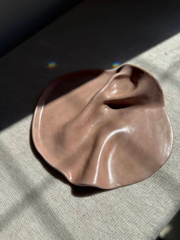 Wavy Plate | Dusty Rose