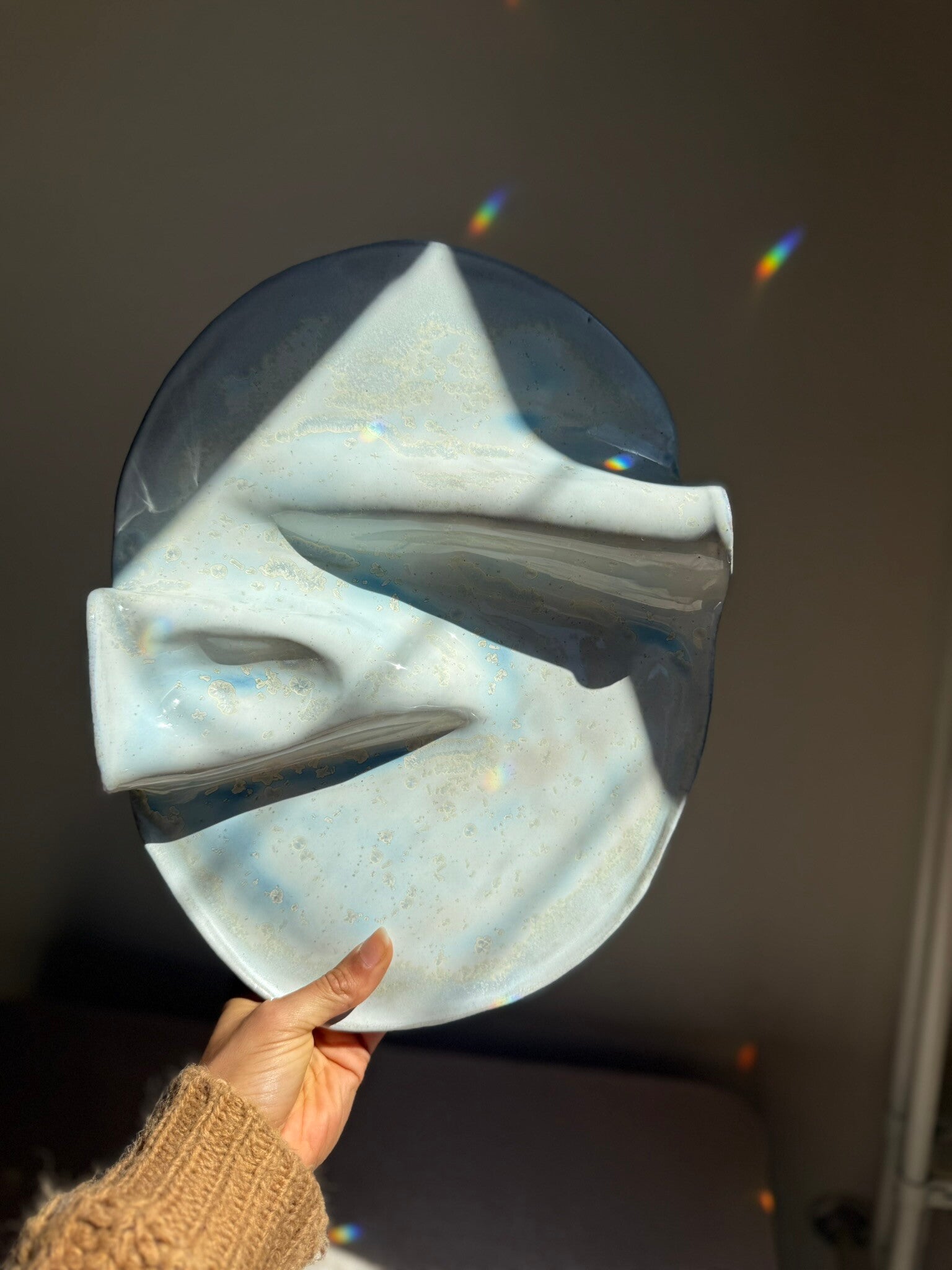 Wavy Plate XL | Powder Blue