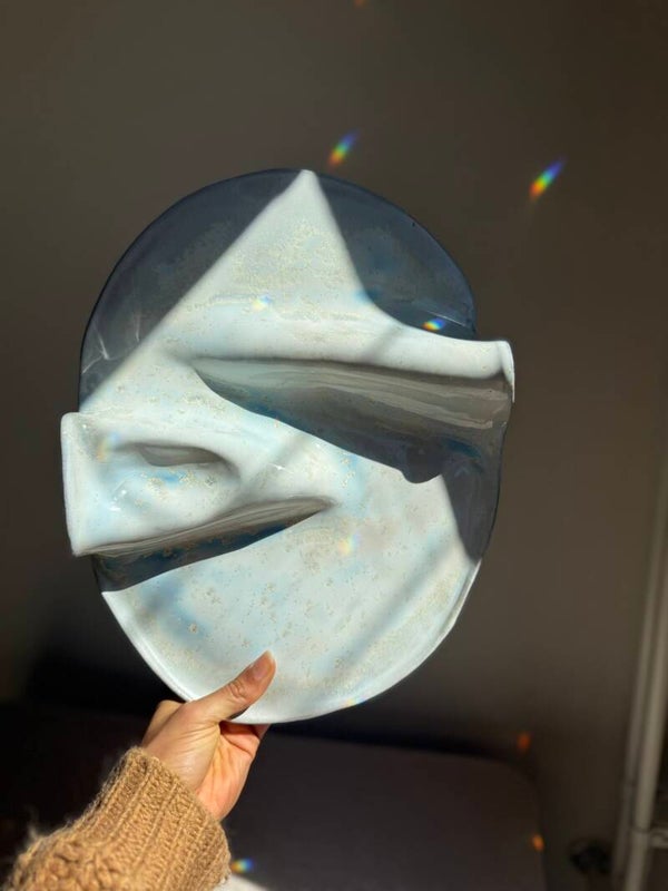 Wavy Plate XL | Powder Blue