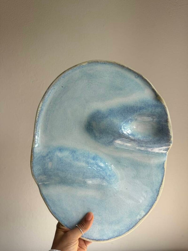 Wavy Plate XL | Cloud Blue