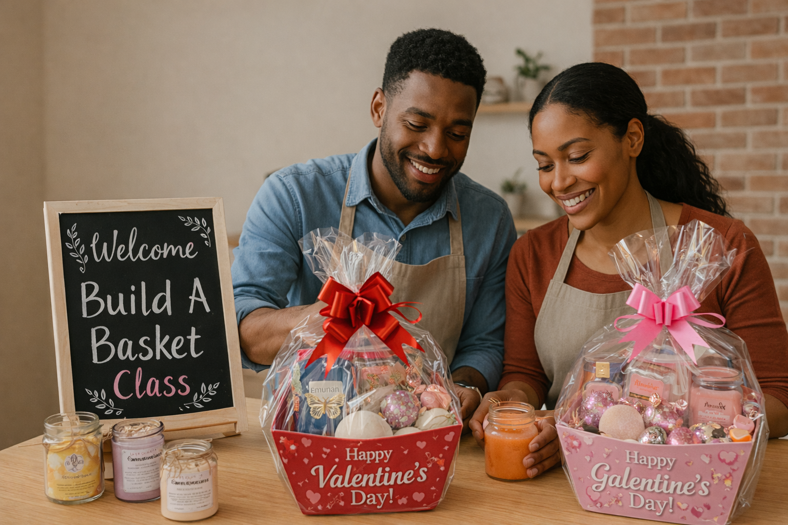 BUILD-A-BASKET EXPERIENCE FOR 2, 4 or 6 GUESTS